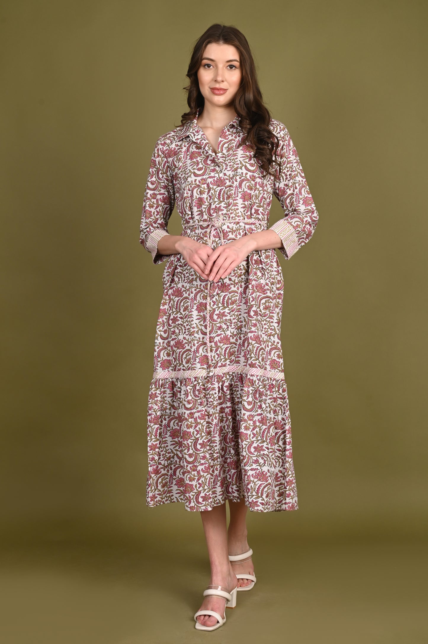 Jaal Handblock Printed Premium Cotton Dress